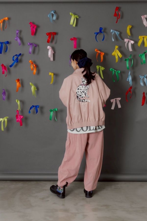 小豹貓皮革夾克外套 