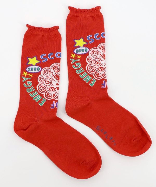 秋冬9月-娃娃圓形LOGO襪 