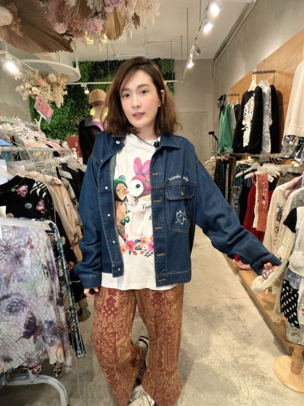 (聯名款)蘑菇研究室牛仔夾克 