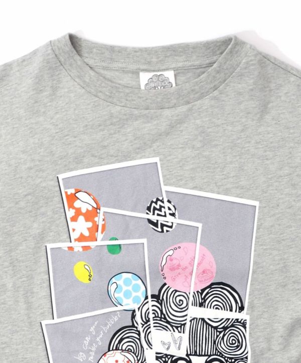 娃頭吹泡泡上衣 