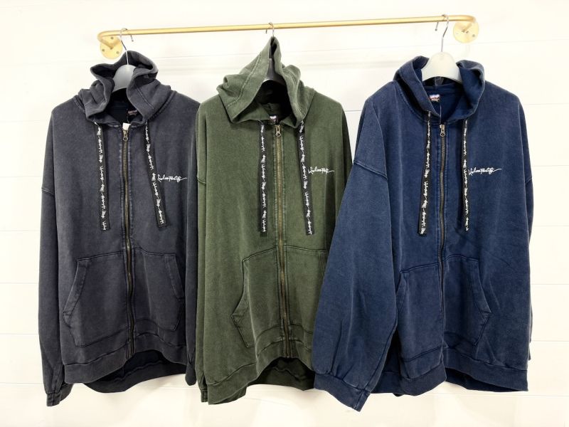 暈染小塗鴉連帽外套 