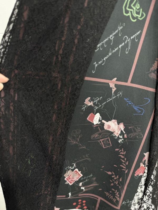 巴黎風景蕾絲造型底褲 