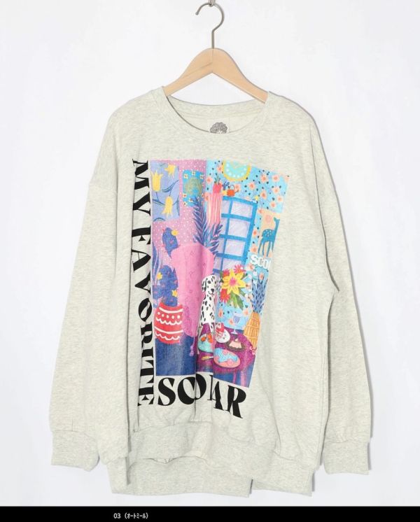 藝術家窩中造景上衣 