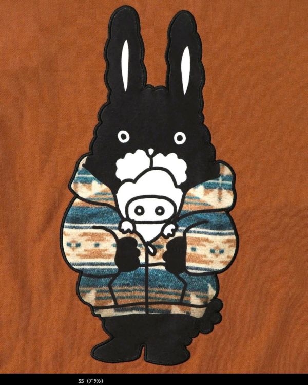 兔兔的冬裝撞袖上衣 