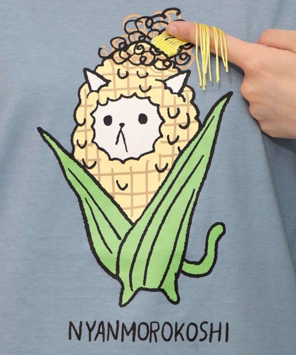 玉米鬚貓咪上衣 