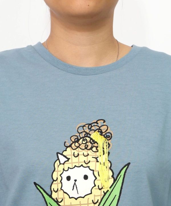 玉米鬚貓咪上衣 