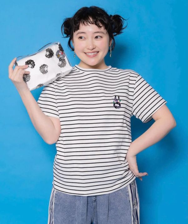 (附袋子T恤)N1刺繡紀念款上衣 