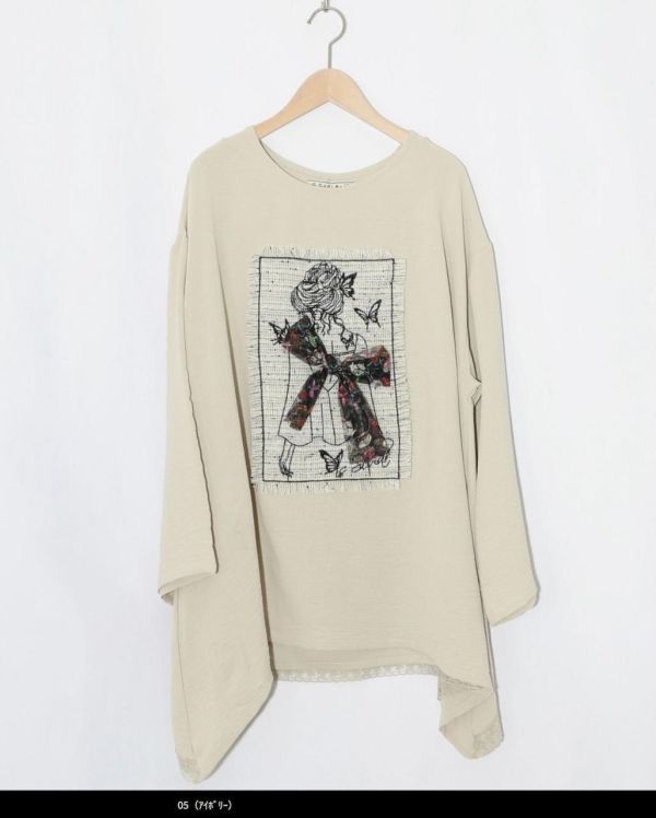 女人背影蝴蝶結造型上衣 