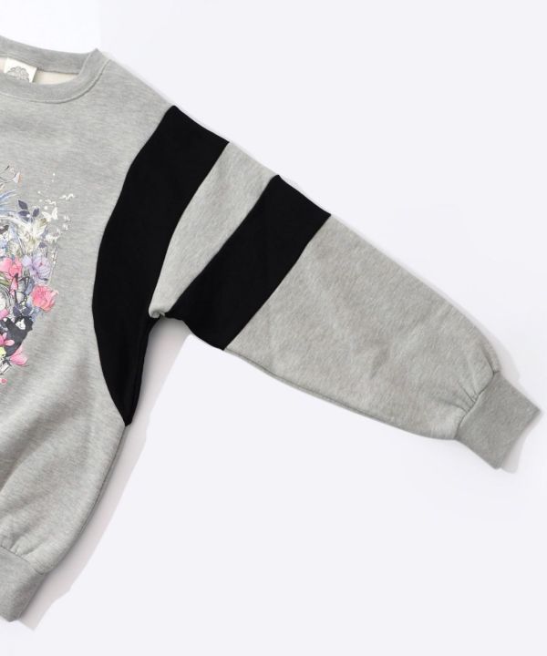 環境腦袋條紋繡上衣 