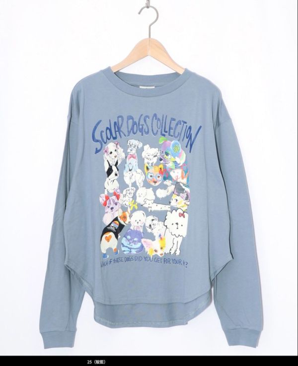 狗狗集合塗鴉上衣 