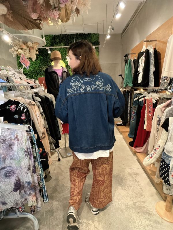 (聯名款)蘑菇研究室牛仔夾克 