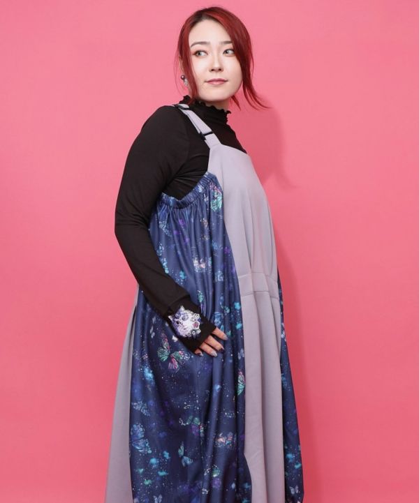 運動風星空吊帶裙 