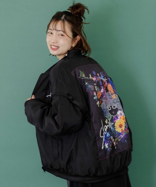 四種穿法-泰迪毛星空銀河外套 