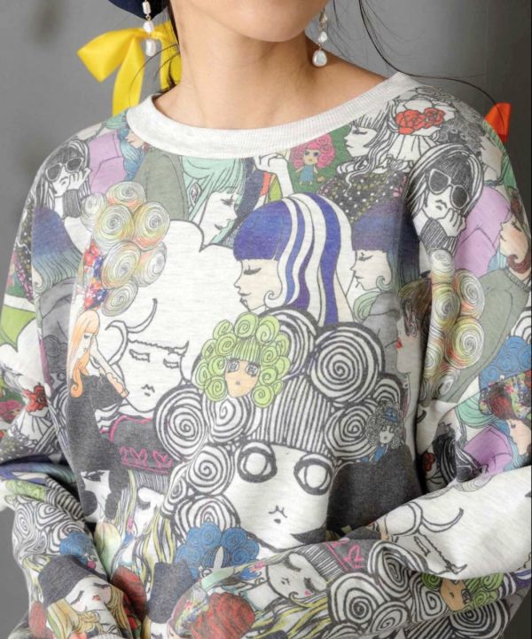 娃頭城市造型上衣 