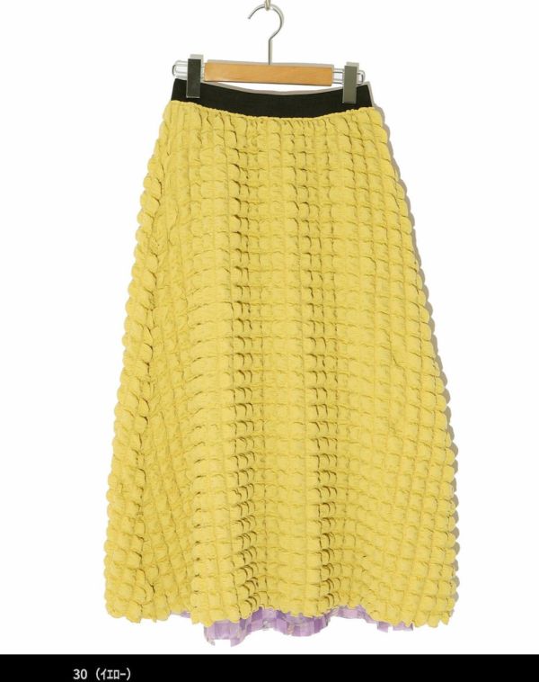 雙面穿-蘑菇方格泡泡裙 