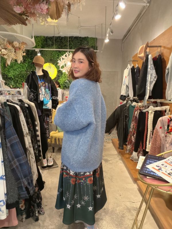 捲捲羊軟針織外罩 