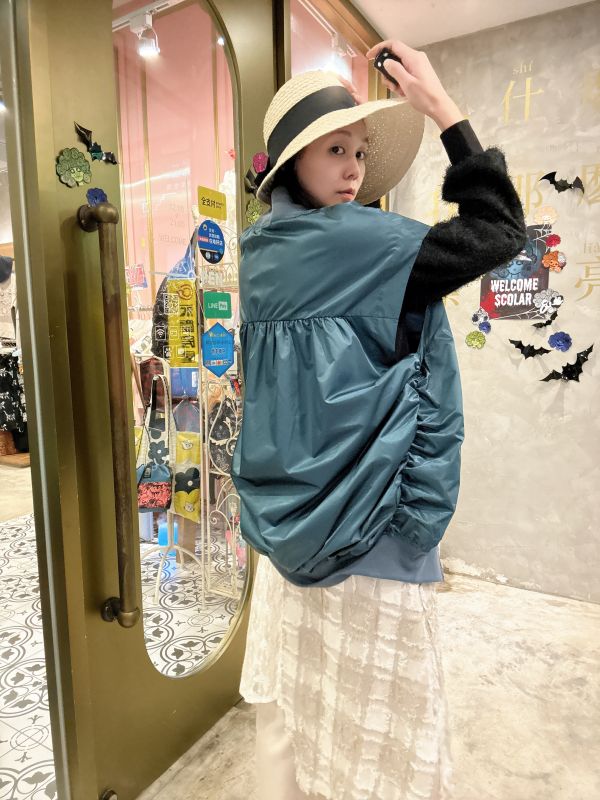 城堡中長版背心 