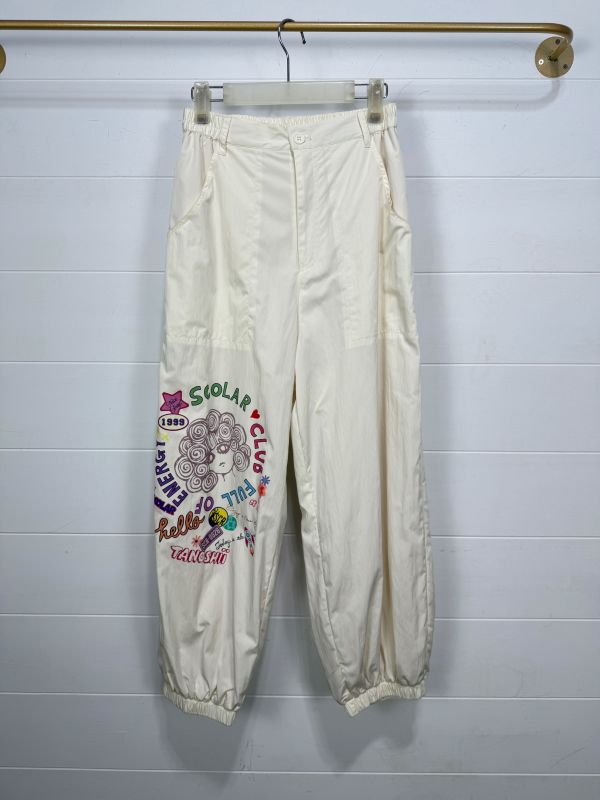 彩色娃頭縮口褲 