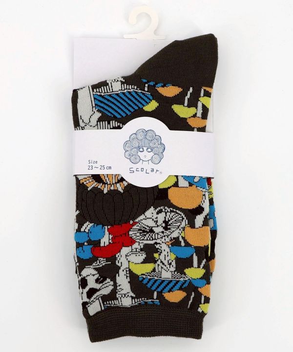 秋冬9月-蘑菇森林襪 