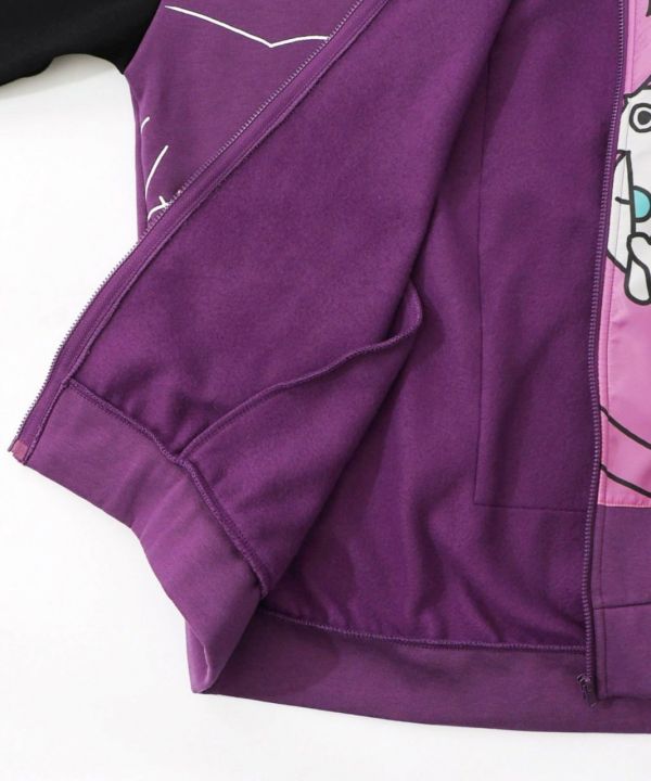 花園鰻眼淚造型連帽外套 