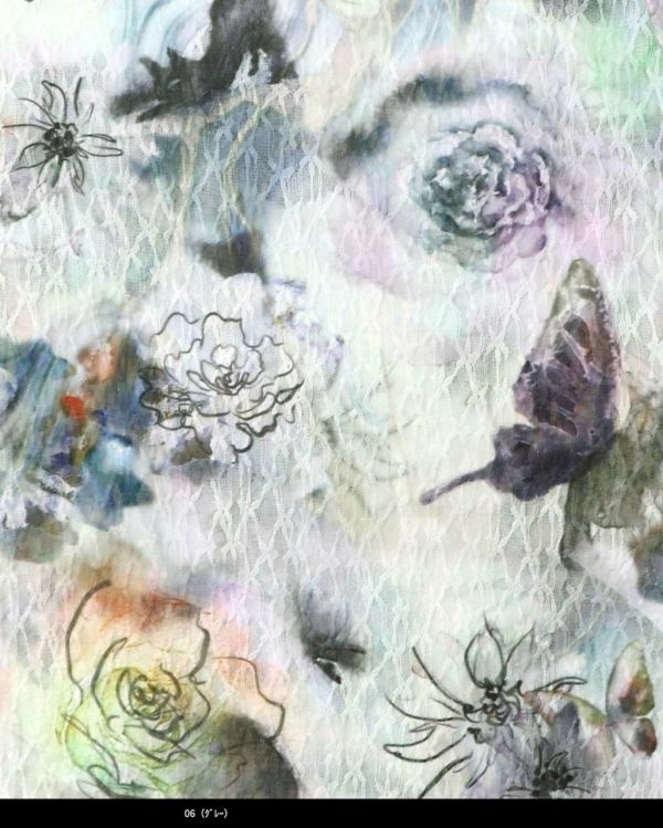 墨橪花朵朵朵蕾絲內搭衣 