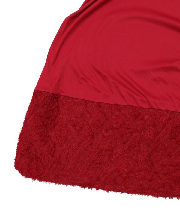 羽毛蕾絲簍空隙間帶襯洋 