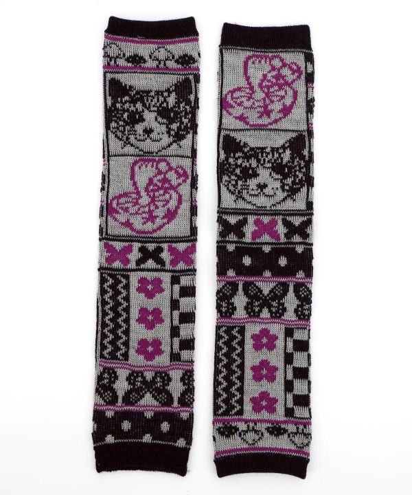 秋冬9月-貓咪臂襪套 