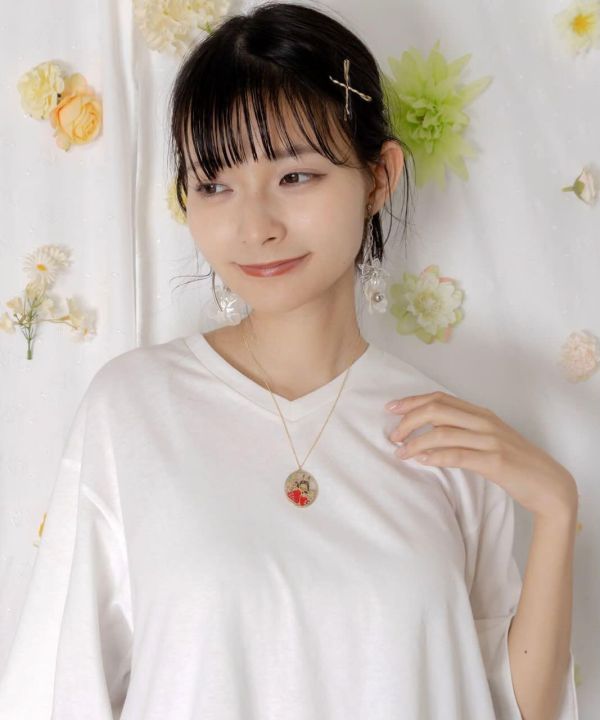 兔兔草莓項鍊 