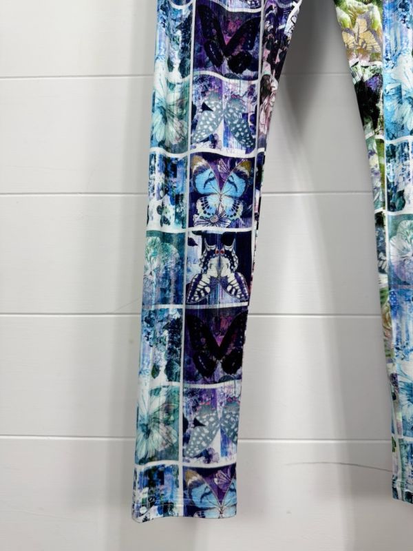 膠原蛋白-彈性塗鴉內搭褲 