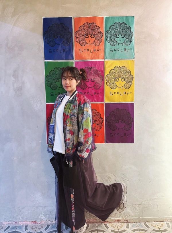 雙魚奇異幻想拼紗外套 