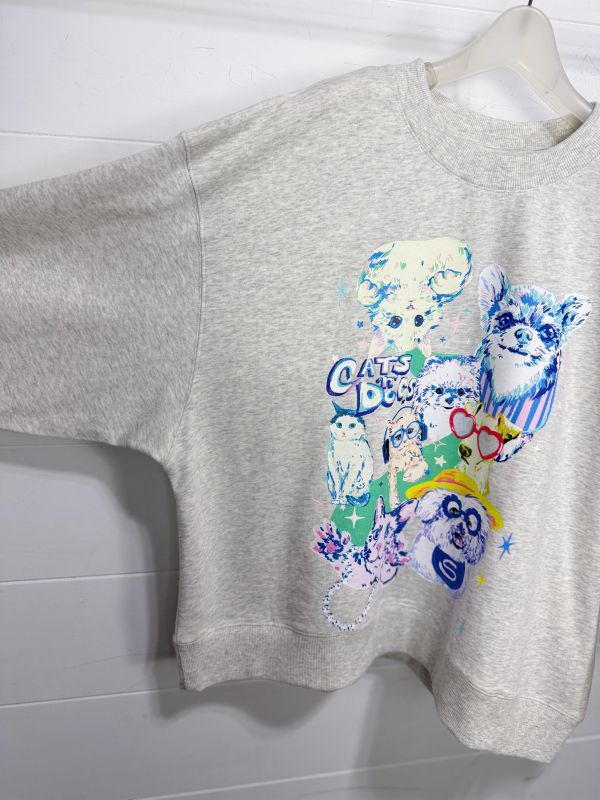 貓狗塗鴉主圖上衣 