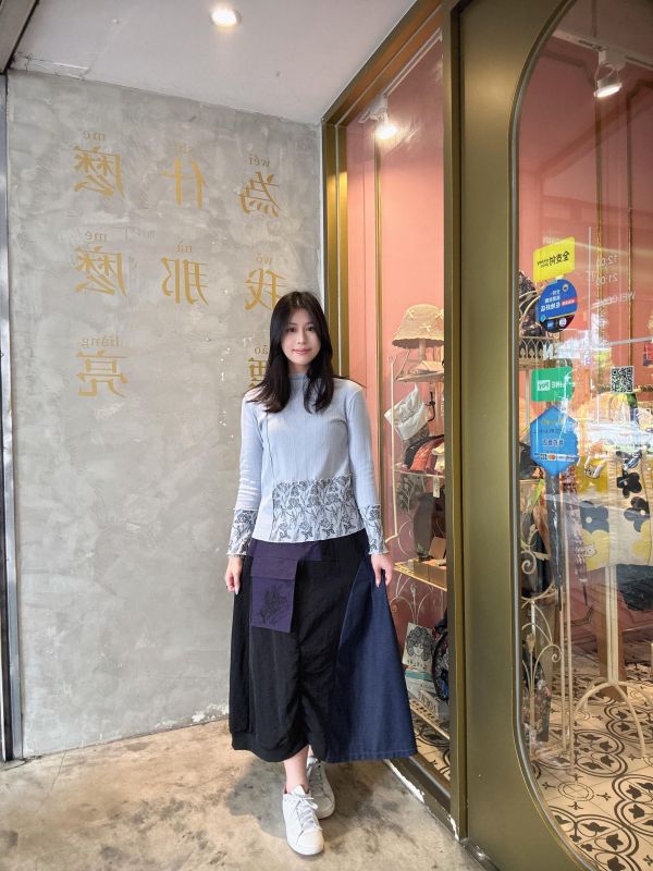 蝴蝶之鑰拼接造型裙 