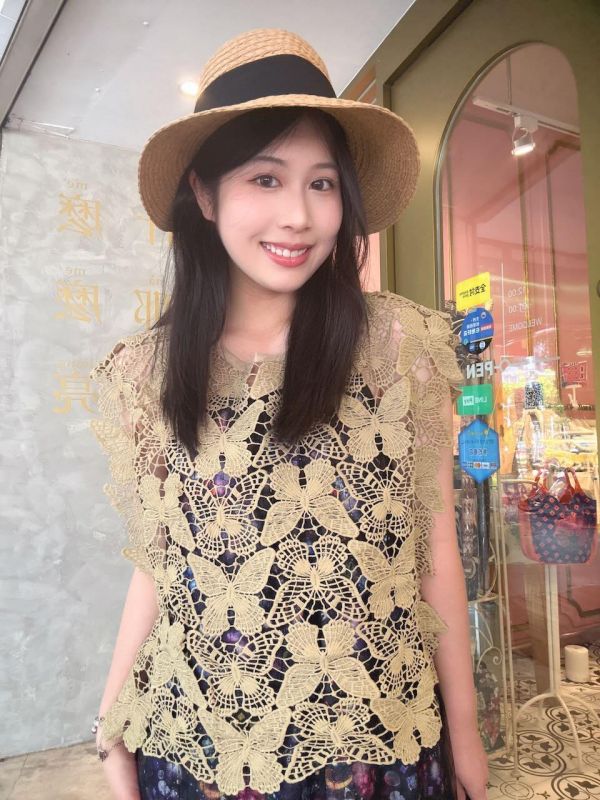 法式復古藤編帽 