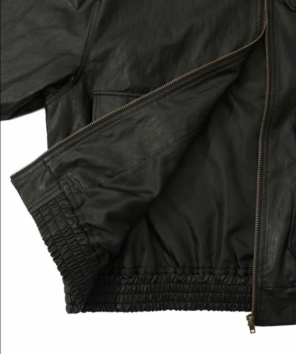 小豹貓皮革夾克外套 