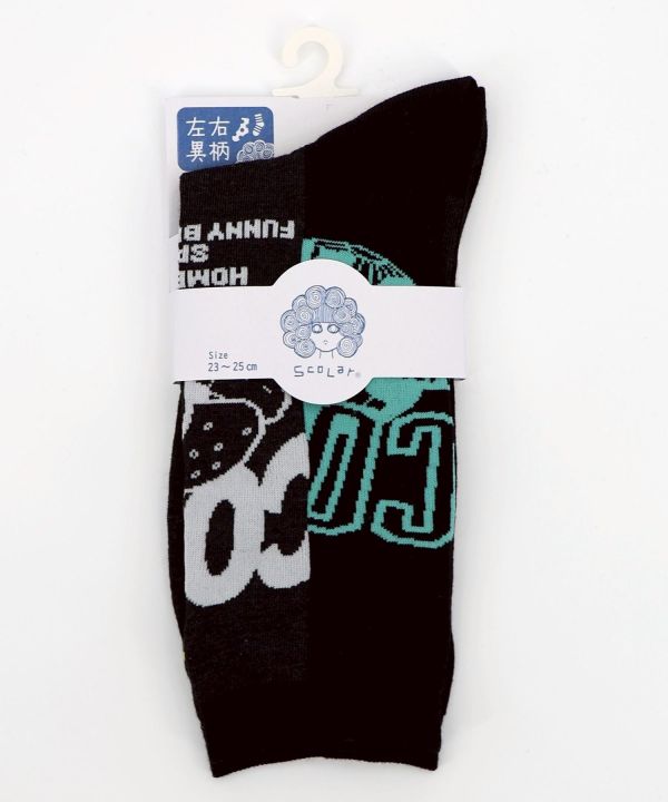 秋冬9月-螢光SCOLAR襪 