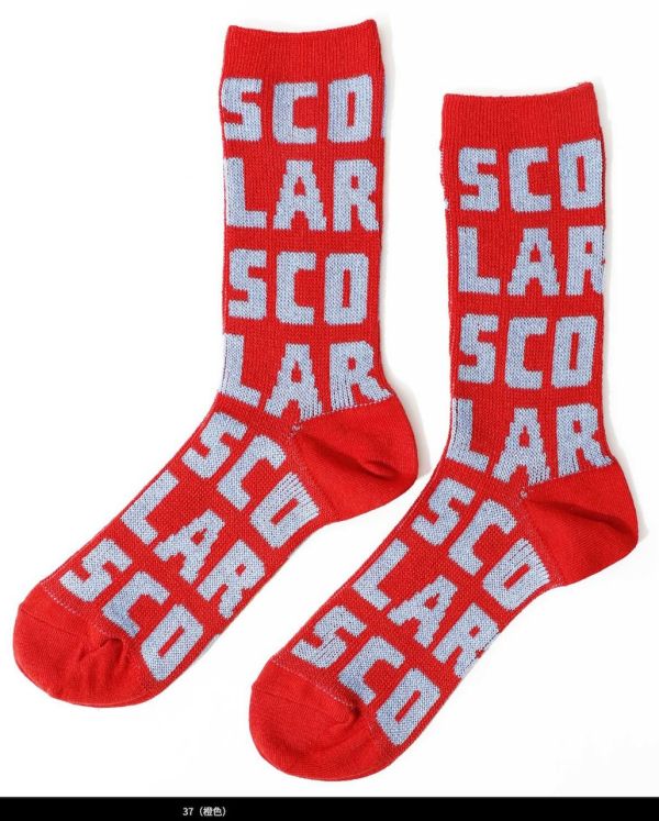 Scolar撞色襪子 