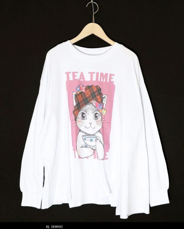 冬季頭巾貓咪午茶上衣 