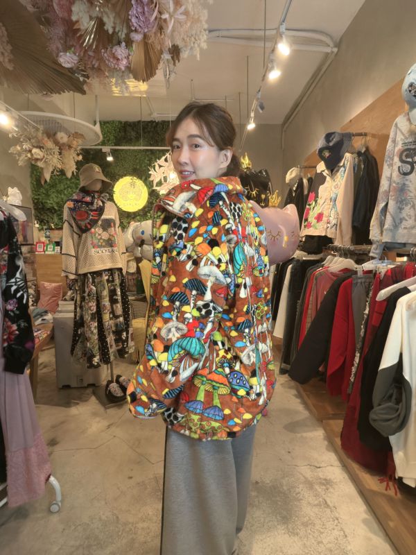 滿版法蘭絨外套 