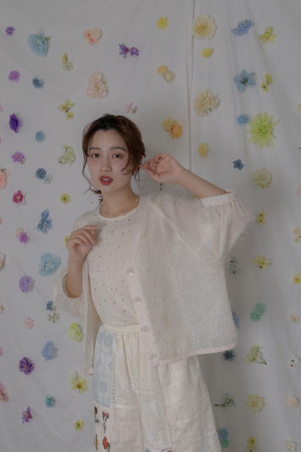 向日葵花束羽毛外罩 