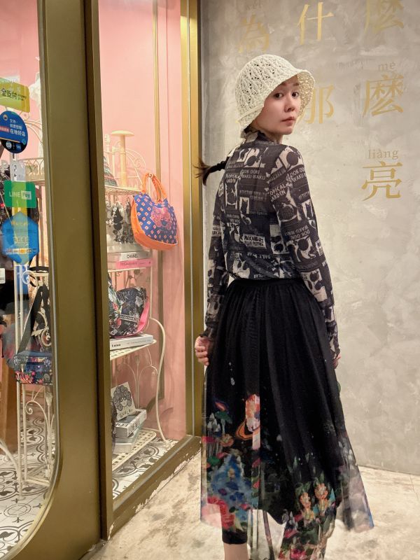 宇宙星球軟紗裙 