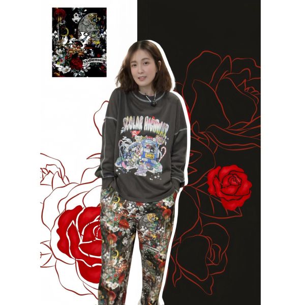 SCOLAR甜心公路內刷毛上衣 