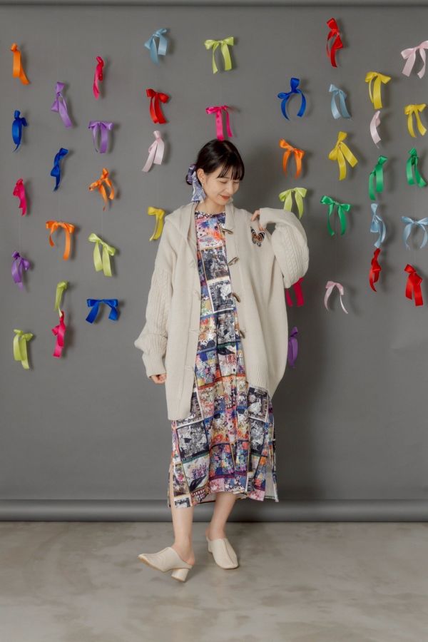 ScoLar蝴蝶刺繡連帽外套 