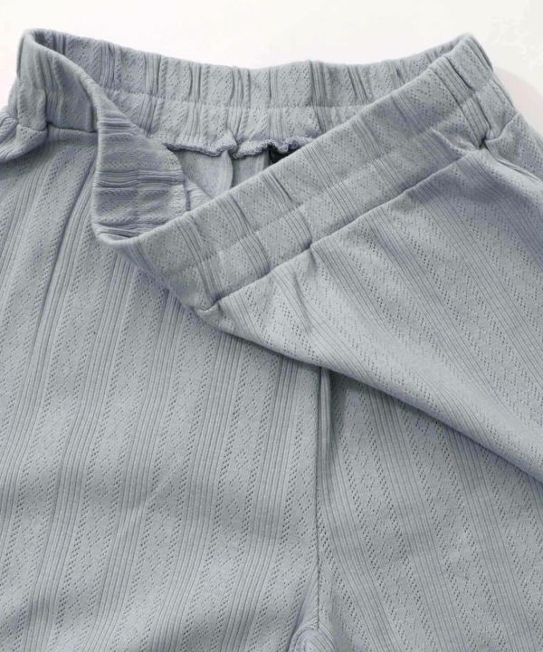 針刺毛圈鬱金香造型褲 