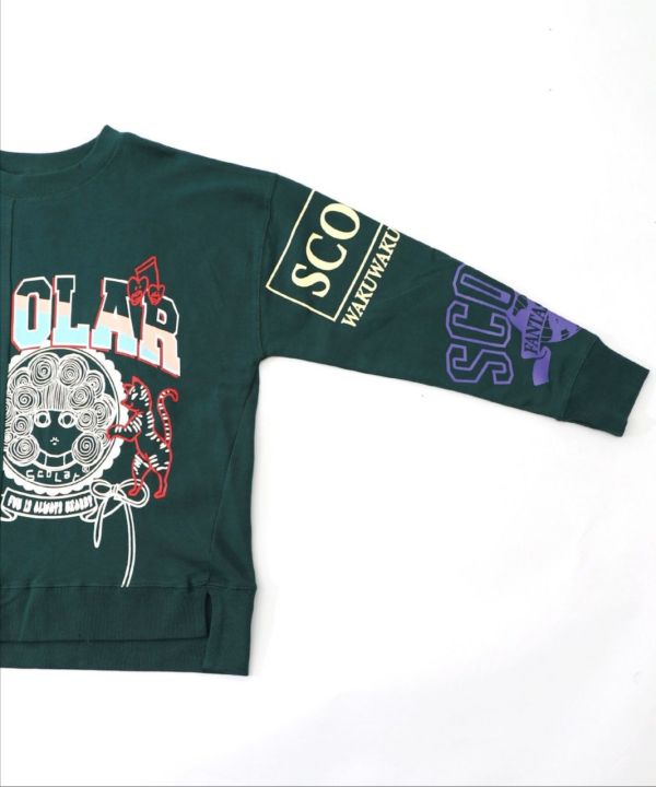 娃頭拼接造型上衣 