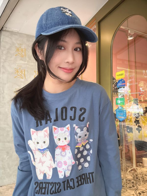 招財貓咪三姊妹 