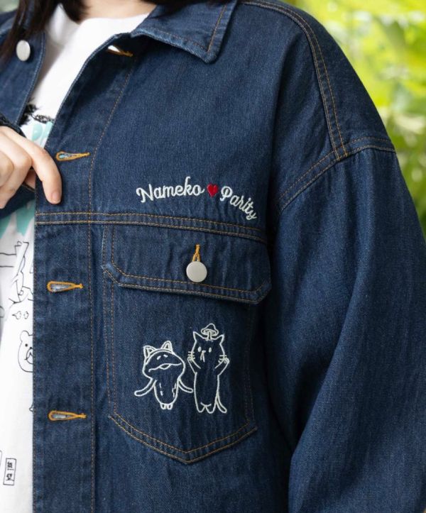 (聯名款)蘑菇研究室牛仔夾克 