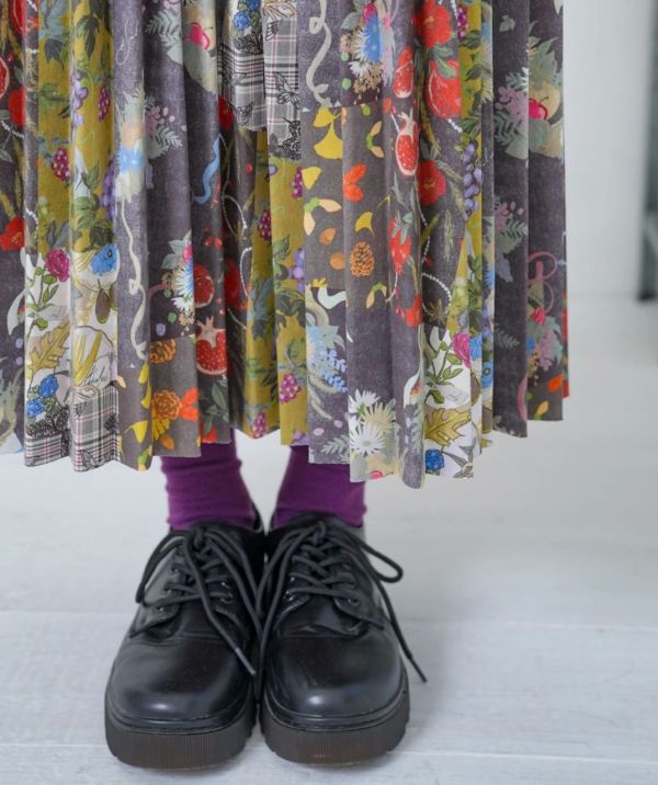 聚寶盆塗鴉百褶裙 