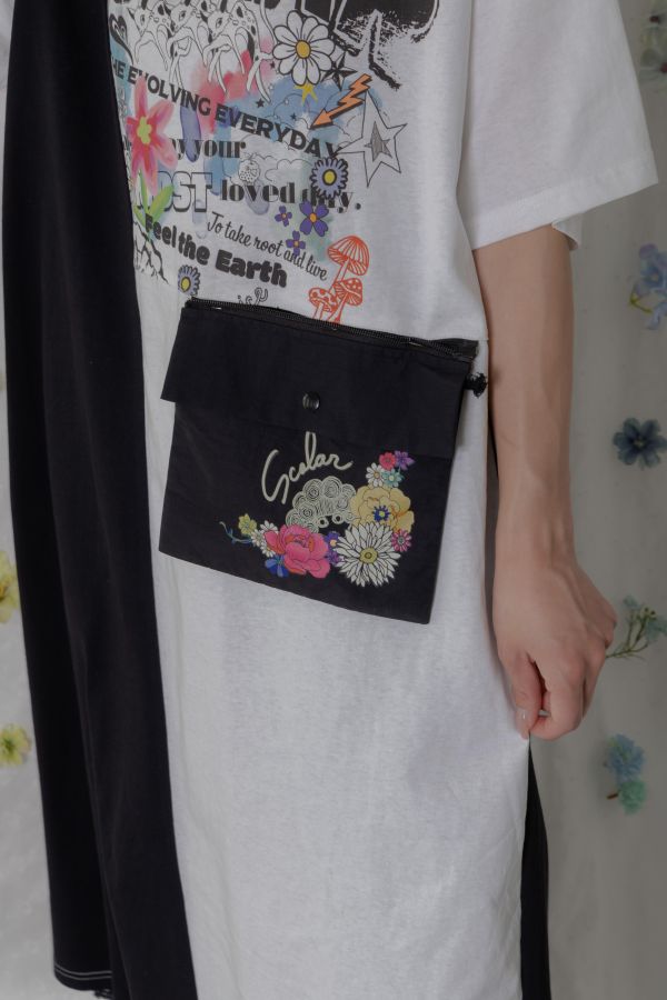 背包可拆-塗鴉長T 