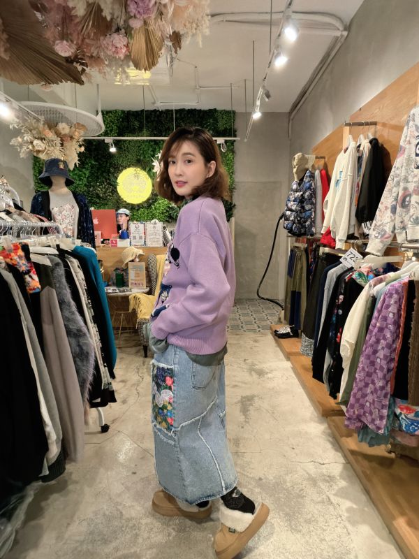 貓咪氣球針織外罩 