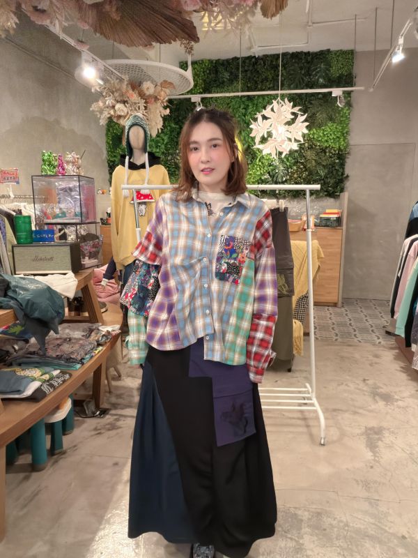 蝴蝶之鑰拼接造型裙 